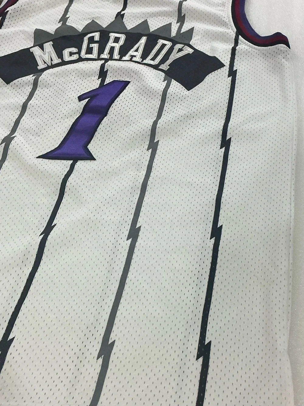 Nike Toronto Raptors Tracy McGrady White Jersey MENS Size 3XL ( 56 ) AUTHENTIC